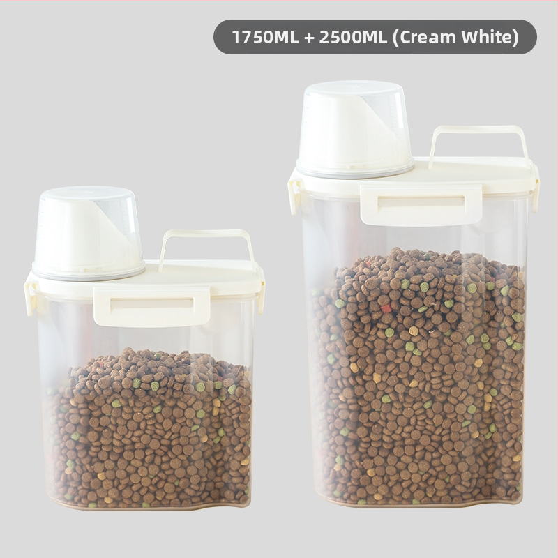 Δοχείο Αποθήκευσης Τροφίμων Κατοικίδιων, Αεροστεγές και Αδιάβροχο, Υλικό PP, Για Τροφή Γάτας και Σκύλου