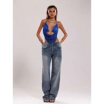 R 931 Bodycon kleita, bohēmisks stils, šaurs piegriezums, kokvilnas-lins audums, 2023. gada vasara