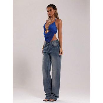 R 931 Bodycon kleita, bohēmisks stils, šaurs piegriezums, kokvilnas-lins audums, 2023. gada vasara