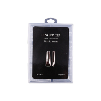 Φόρμες κρυστάλλων νυχιών για επέκταση – σχήμα γερακιού, μακρύ μυτερό τύπο, μοτίβο Starry Sky, κουτί 140 τεμάχια