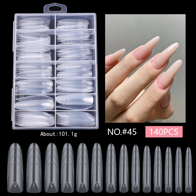 Kristāla nagu formas pagarināšanai – ērgļa ķepas forma, garš asu tips, zvaigžņu debesu raksts, kastīte 140 gab.