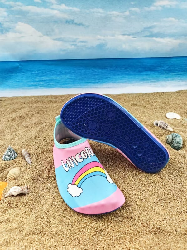 Детски обувки за речни походи, Лайкра горна част, EVA средна подметка, естествен каучук подметка, нисък връх