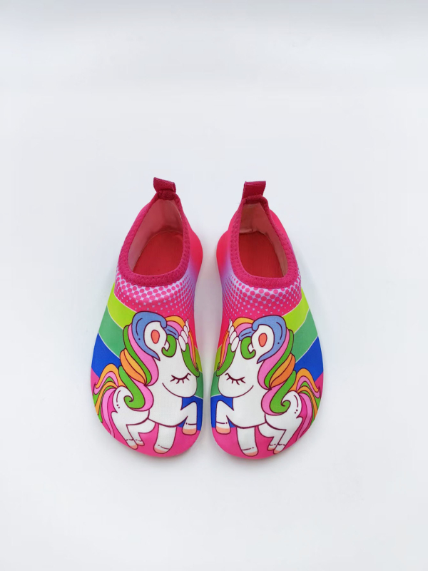 Детски обувки за речни походи, Лайкра горна част, EVA средна подметка, естествен каучук подметка, нисък връх