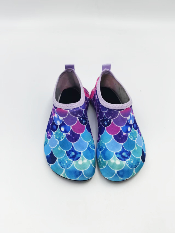 Детски обувки за речни походи, Лайкра горна част, EVA средна подметка, естествен каучук подметка, нисък връх