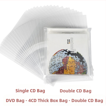 Θήκη προστασίας CD/DVD/Blu-ray — Διαφανής θήκη δίσκου, αυτοσφράγιση, νάιλον πλέγμα, Τύπος Sealed, Κωδικός προϊόντος Fiupeuiroritwr