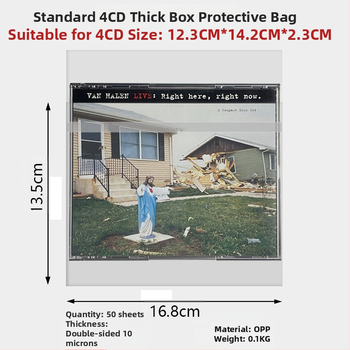Θήκη προστασίας CD/DVD/Blu-ray — Διαφανής θήκη δίσκου, αυτοσφράγιση, νάιλον πλέγμα, Τύπος Sealed, Κωδικός προϊόντος Fiupeuiroritwr