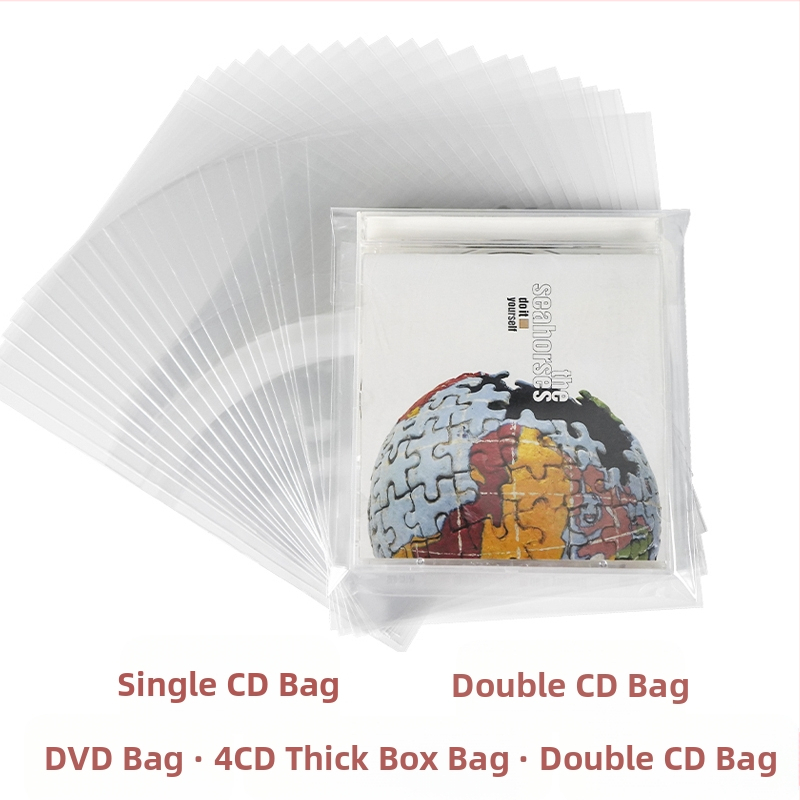 CD/DVD/Blu-ray защитна торбичка — прозрачен диск кейс, самозалепваща, нейлонова мрежа, Sealed Type, артикул Fiupeuiroritwr