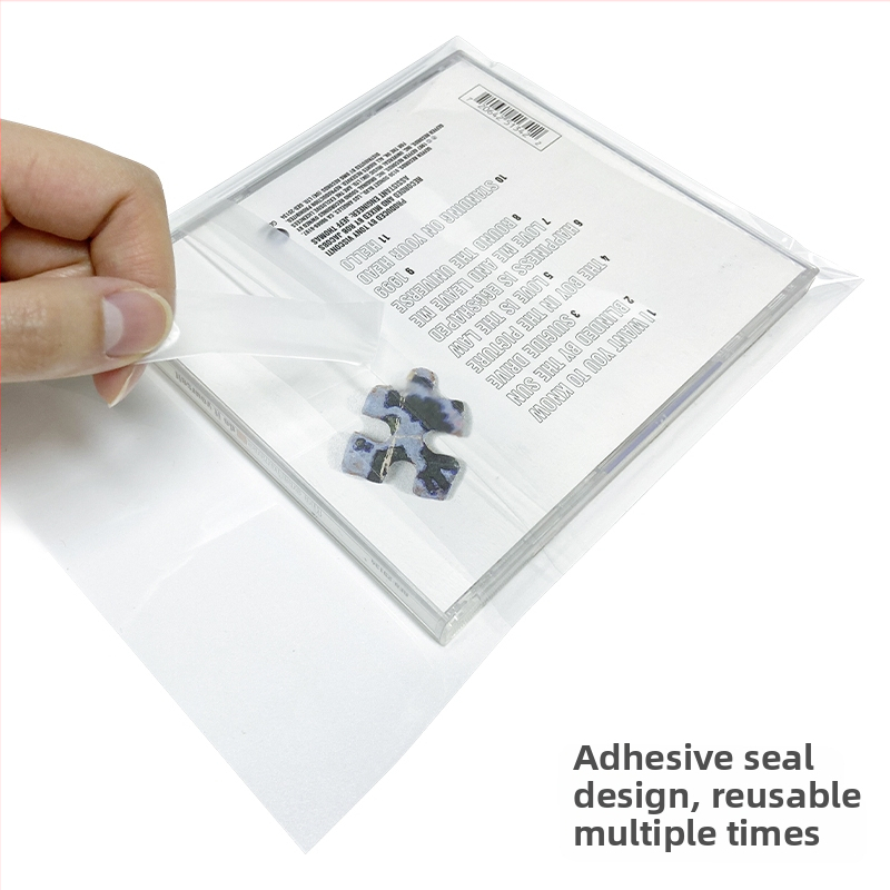 CD/DVD/Blu-ray защитна торбичка — прозрачен диск кейс, самозалепваща, нейлонова мрежа, Sealed Type, артикул Fiupeuiroritwr