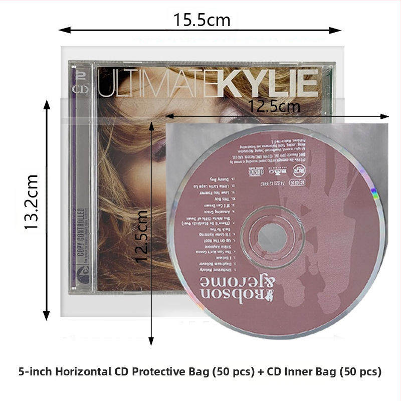 CD/DVD/Blu-ray защитна торбичка — прозрачен диск кейс, самозалепваща, нейлонова мрежа, Sealed Type, артикул Fiupeuiroritwr