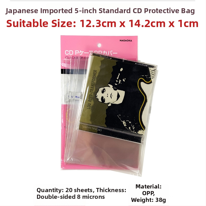 CD/DVD/Blu-ray защитна торбичка — прозрачен диск кейс, самозалепваща, нейлонова мрежа, Sealed Type, артикул Fiupeuiroritwr