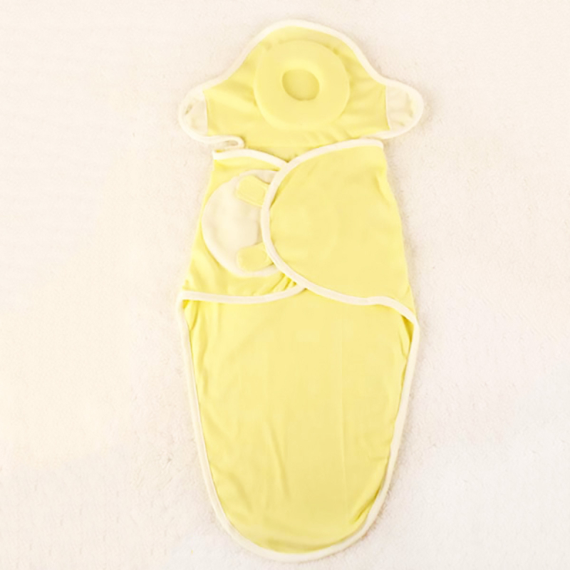 Kokvilnas zīdaiņu 2-dali komplekts — aizvērējs lakatiņš un miega soma, Cartoon raksts, vasara, drošības klase A