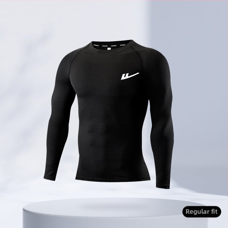 Ανδρικό αθλητικό σετ τρεξίματος – δύο τεμάχια, διαπνέον, απομάκρυνση υγρασίας, γρήγορο στέγνωμα, στρογγυλός λαιμός, βραχείς μανίκες, πολυεστέρας-ελαστάν