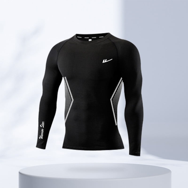 Ανδρικό αθλητικό σετ τρεξίματος – δύο τεμάχια, διαπνέον, απομάκρυνση υγρασίας, γρήγορο στέγνωμα, στρογγυλός λαιμός, βραχείς μανίκες, πολυεστέρας-ελαστάν