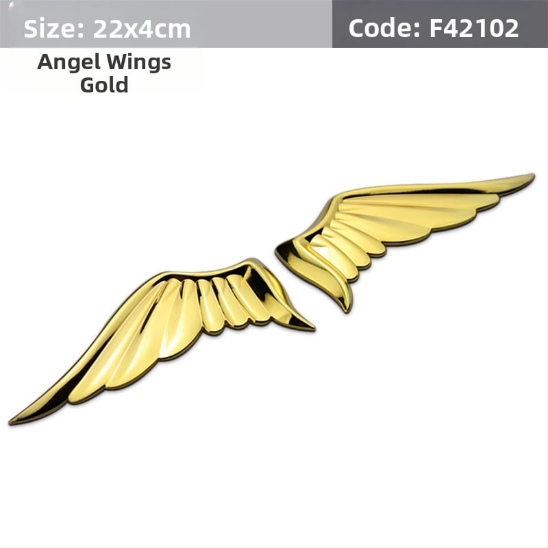 Autó karosszériára szánt matrica – Angyal szárnyai, 3D matrica, Totem minta, mágneses rögzítés