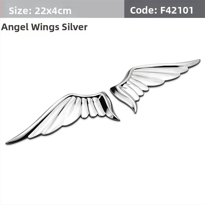 Autó karosszériára szánt matrica – Angyal szárnyai, 3D matrica, Totem minta, mágneses rögzítés