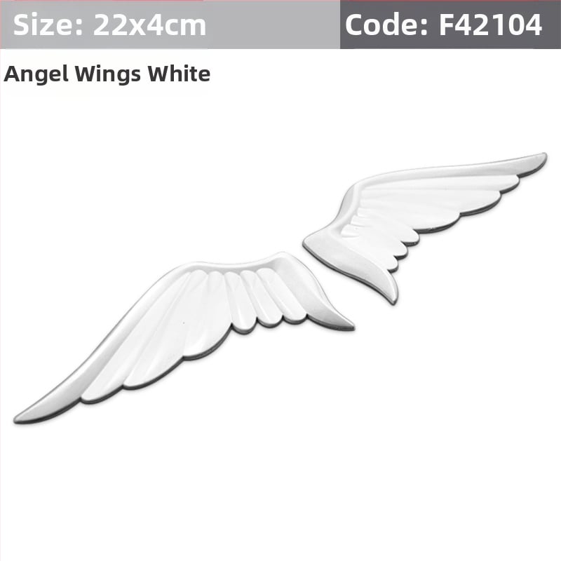 Autó karosszériára szánt matrica – Angyal szárnyai, 3D matrica, Totem minta, mágneses rögzítés