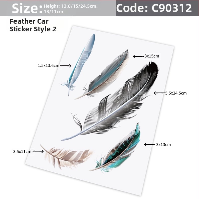 Autó karosszériára szánt matrica – Angyal szárnyai, 3D matrica, Totem minta, mágneses rögzítés