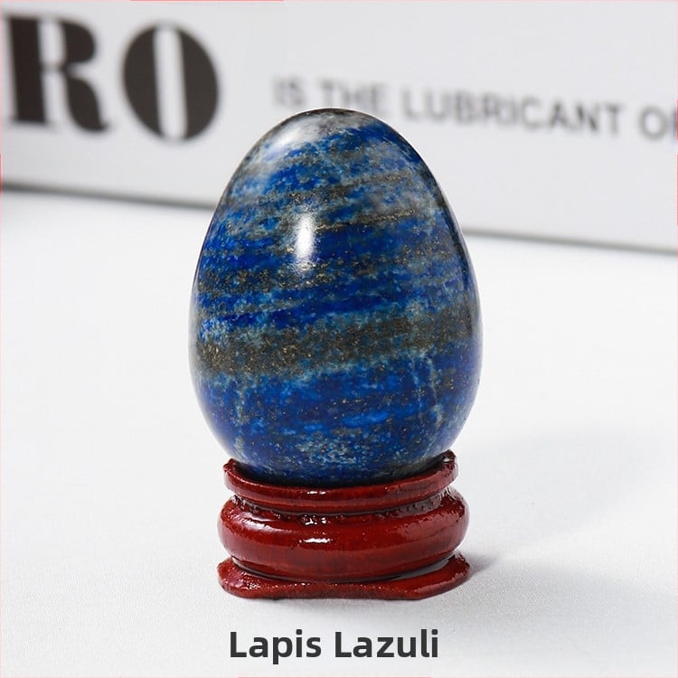 Διακοσμητικό κρυσταλλινο αυγό για διακόσμηση, φυσικός κρύσταλλος, οβάλ σχήμα, λείανση και γυάλισμα, δυνατότητα παραμετροποίησης