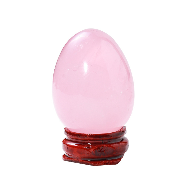 Διακοσμητικό κρυσταλλινο αυγό για διακόσμηση, φυσικός κρύσταλλος, οβάλ σχήμα, λείανση και γυάλισμα, δυνατότητα παραμετροποίησης