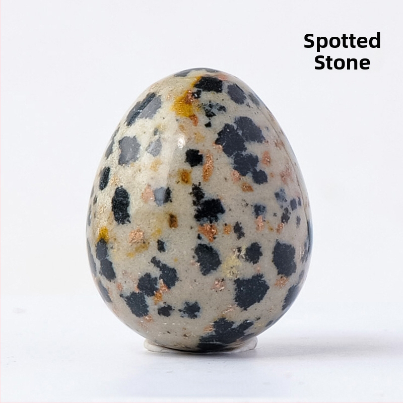 Διακοσμητικό κρυσταλλινο αυγό για διακόσμηση, φυσικός κρύσταλλος, οβάλ σχήμα, λείανση και γυάλισμα, δυνατότητα παραμετροποίησης