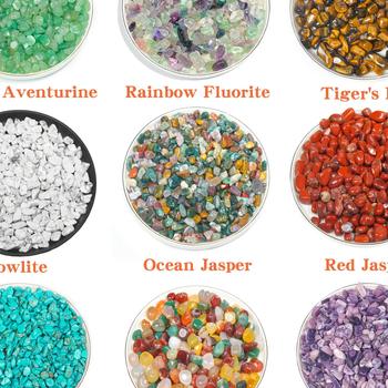 Διακοσμητικό βότσαλο με φυσικό κρύσταλλο και μαγνητικό καθαρισμό για γλάστρα και ενυδρείο — Μοντέλο 956989311929