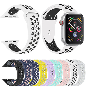 Bimei Biyou márkájú szilikon Apple Watch szíj, csap zár, testre szabható interfész méret, 15 g