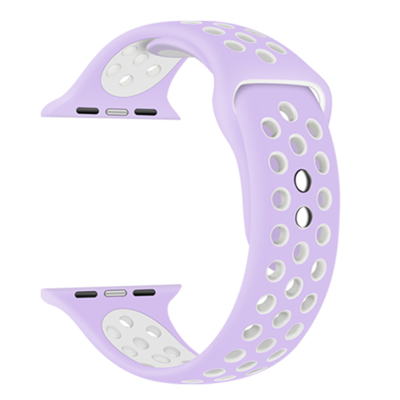 Bimei Biyou márkájú szilikon Apple Watch szíj, csap zár, testre szabható interfész méret, 15 g