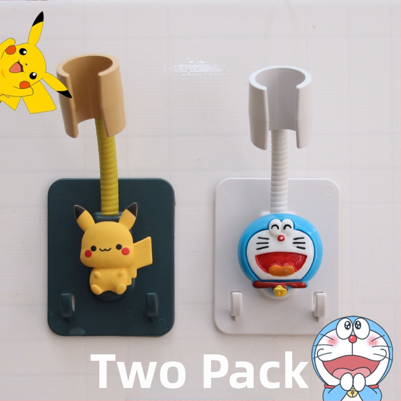 Στήριγμα κεφαλής ντους με αυτοκόλλητη τοποθέτηση χωρίς διάτρηση – ρυθμιζόμενο, πλαστικό αξεσουάρ μπάνιου