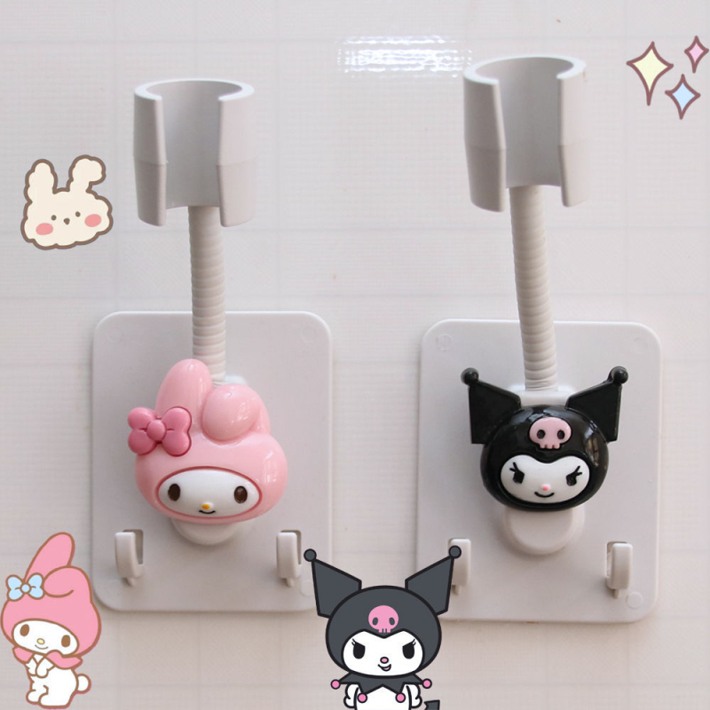 Στήριγμα κεφαλής ντους με αυτοκόλλητη τοποθέτηση χωρίς διάτρηση – ρυθμιζόμενο, πλαστικό αξεσουάρ μπάνιου