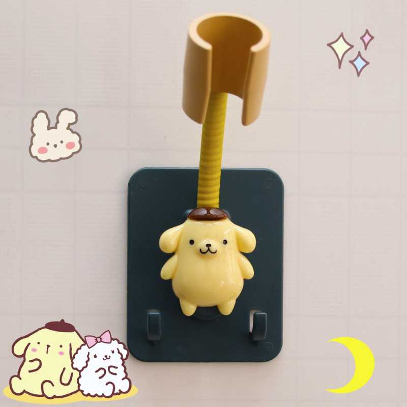 Στήριγμα κεφαλής ντους με αυτοκόλλητη τοποθέτηση χωρίς διάτρηση – ρυθμιζόμενο, πλαστικό αξεσουάρ μπάνιου