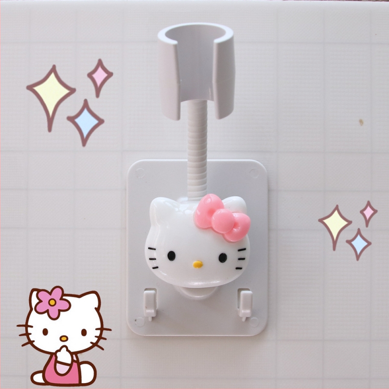 Στήριγμα κεφαλής ντους με αυτοκόλλητη τοποθέτηση χωρίς διάτρηση – ρυθμιζόμενο, πλαστικό αξεσουάρ μπάνιου