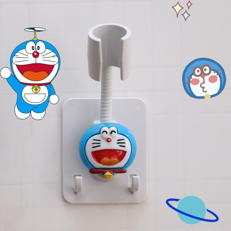 Στήριγμα κεφαλής ντους με αυτοκόλλητη τοποθέτηση χωρίς διάτρηση – ρυθμιζόμενο, πλαστικό αξεσουάρ μπάνιου