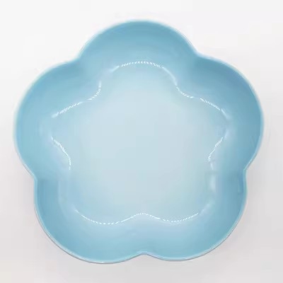 Πορσελάνινο πιάτο σε σκανδιναβικό στυλ, ακανόνιστο σχήμα, κατάλληλο για μικροκύματα