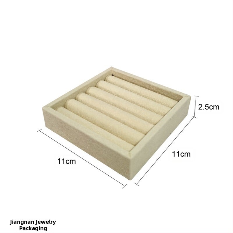 Hordozható gyűrűk kiállító tálca csipkés velúr borítással, művészi stílus, fiókos ékszer rendező — 2025 tavasz