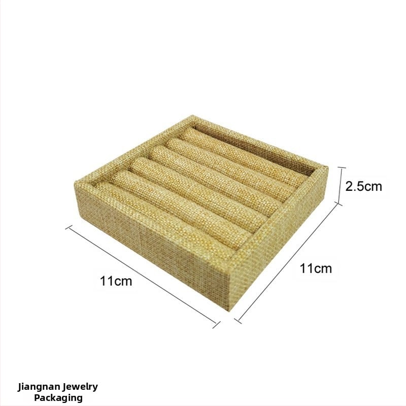 Hordozható gyűrűk kiállító tálca csipkés velúr borítással, művészi stílus, fiókos ékszer rendező — 2025 tavasz