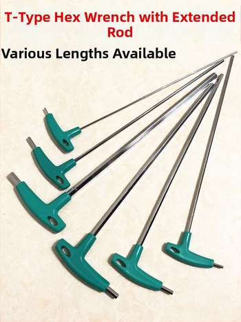 Κλειδί εξάγωνου εσωτερικού τύπου Τ με προέκταση λαβής, από χάλυβα υψηλής αντοχής