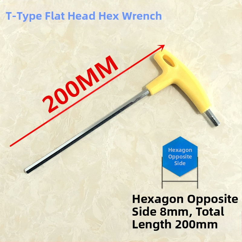 Κλειδί εξάγωνου εσωτερικού τύπου Τ με προέκταση λαβής, από χάλυβα υψηλής αντοχής