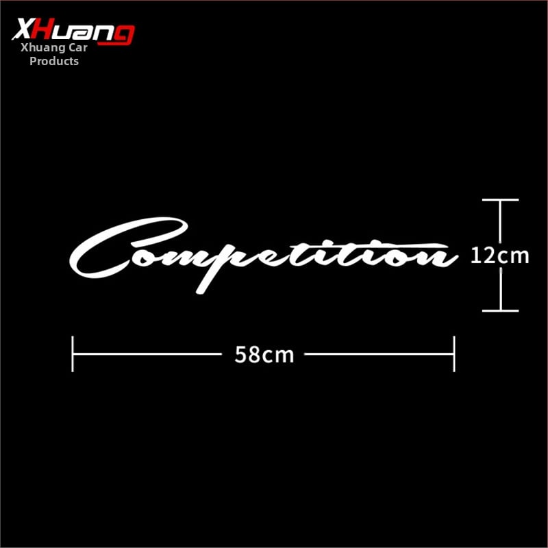 Autó karosszéria matricája betűkkel/cifrákkal/szöveggel – öntapadós szerelés