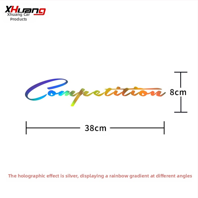Autó karosszéria matricája betűkkel/cifrákkal/szöveggel – öntapadós szerelés