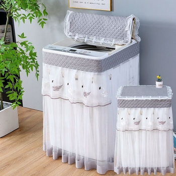 Κάλυμμα πλυντηρίου με δαντέλα από ύφασμα – προστασία από σκόνη, παχύ ύφασμα (Μάρκα: Άλλο; Αριθμός προϊόντος: 894890748711; Εισαγόμενο: Όχι)