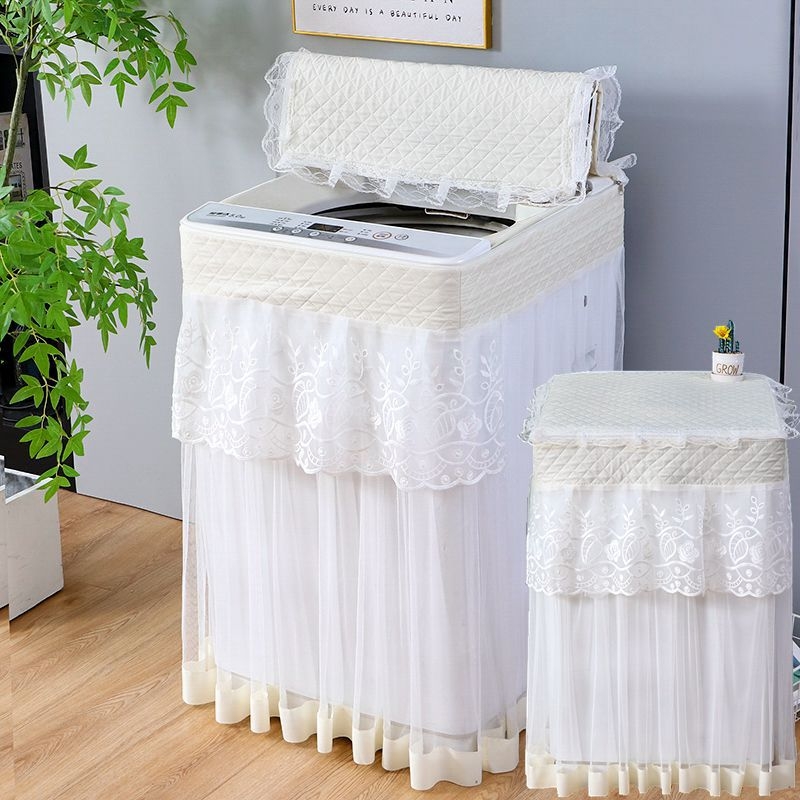 Κάλυμμα πλυντηρίου με δαντέλα από ύφασμα – προστασία από σκόνη, παχύ ύφασμα (Μάρκα: Άλλο; Αριθμός προϊόντος: 894890748711; Εισαγόμενο: Όχι)