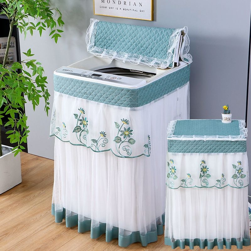 Κάλυμμα πλυντηρίου με δαντέλα από ύφασμα – προστασία από σκόνη, παχύ ύφασμα (Μάρκα: Άλλο; Αριθμός προϊόντος: 894890748711; Εισαγόμενο: Όχι)