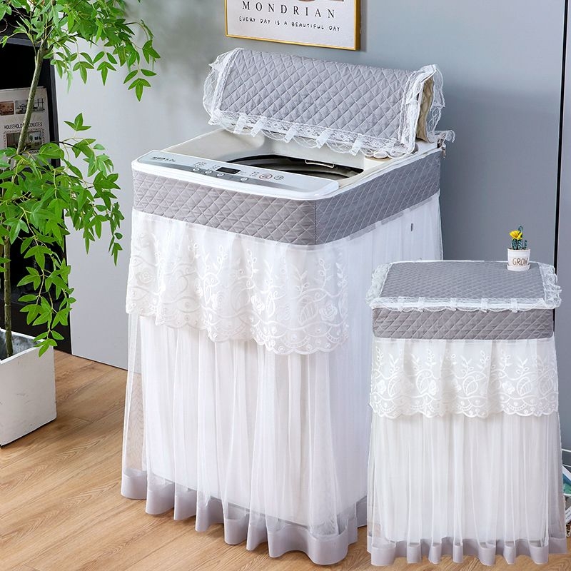 Κάλυμμα πλυντηρίου με δαντέλα από ύφασμα – προστασία από σκόνη, παχύ ύφασμα (Μάρκα: Άλλο; Αριθμός προϊόντος: 894890748711; Εισαγόμενο: Όχι)