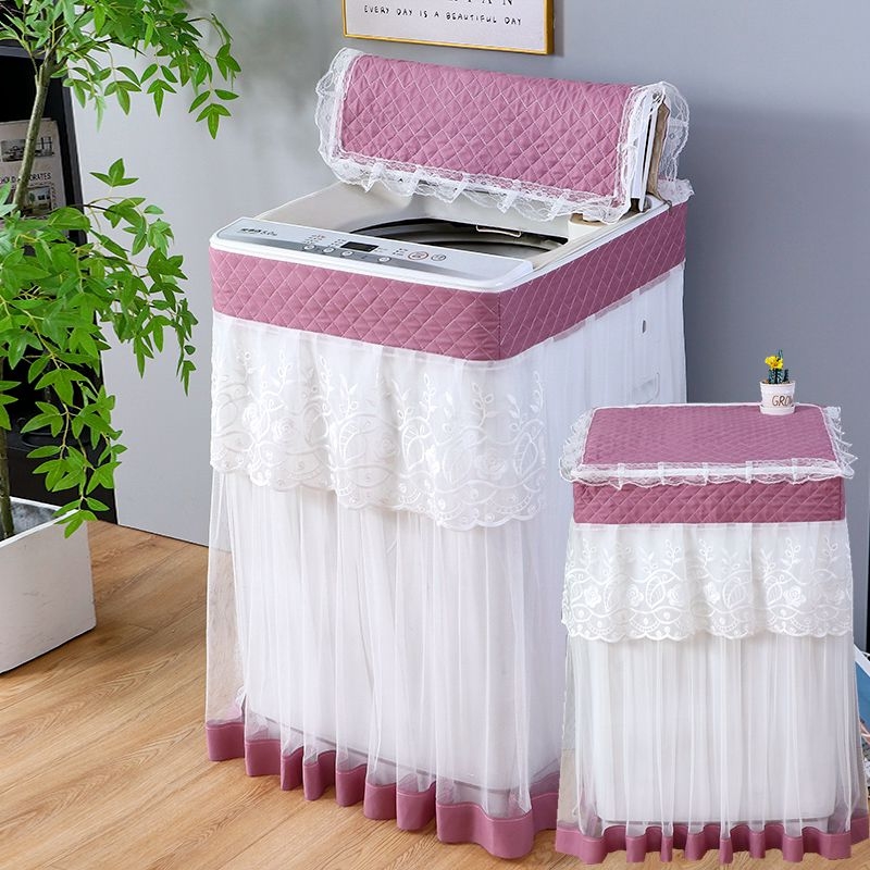 Κάλυμμα πλυντηρίου με δαντέλα από ύφασμα – προστασία από σκόνη, παχύ ύφασμα (Μάρκα: Άλλο; Αριθμός προϊόντος: 894890748711; Εισαγόμενο: Όχι)