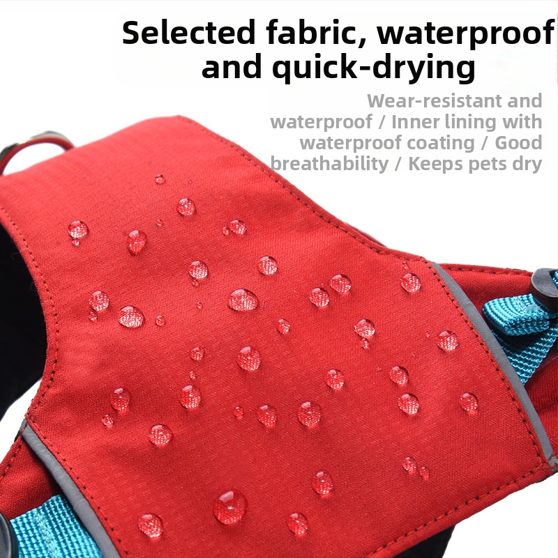 Комплект каишка и нагръдник за кучета - лек, дишащ, неразтегателен, за малки кучета, за разходки навън
