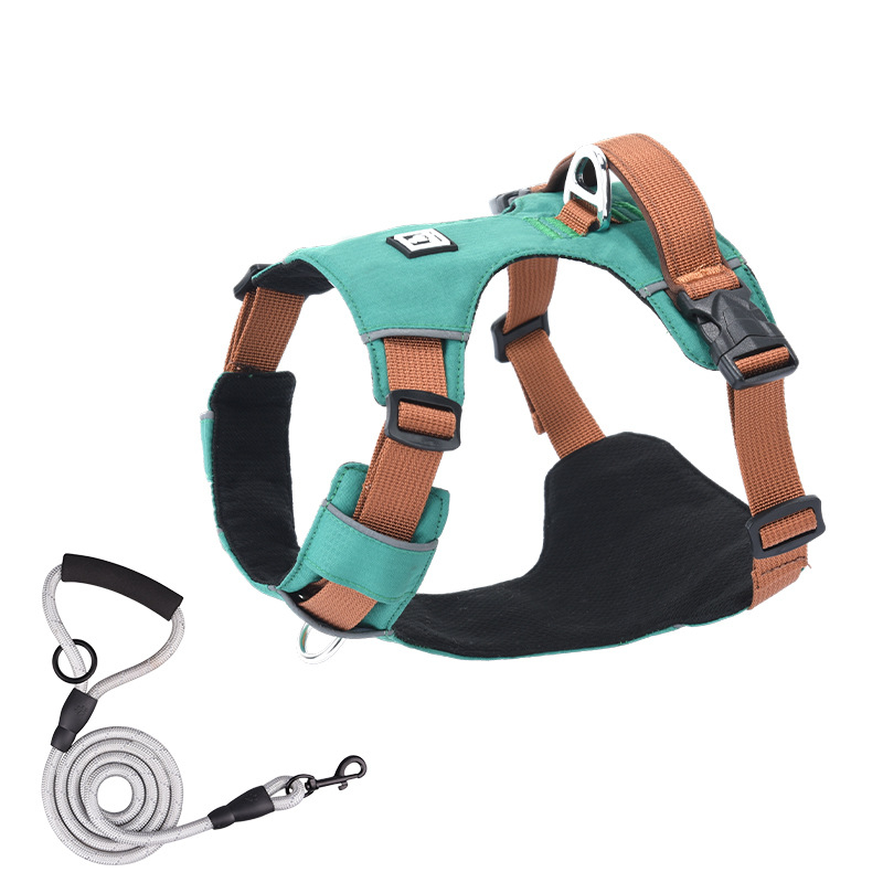 Σετ λουριού και θώρακα για σκύλους - ελαφρύ, διαπνέον, μη ελκτικό - κατάλληλο για μικρά σκυλιά, εξωτερικές βόλτες