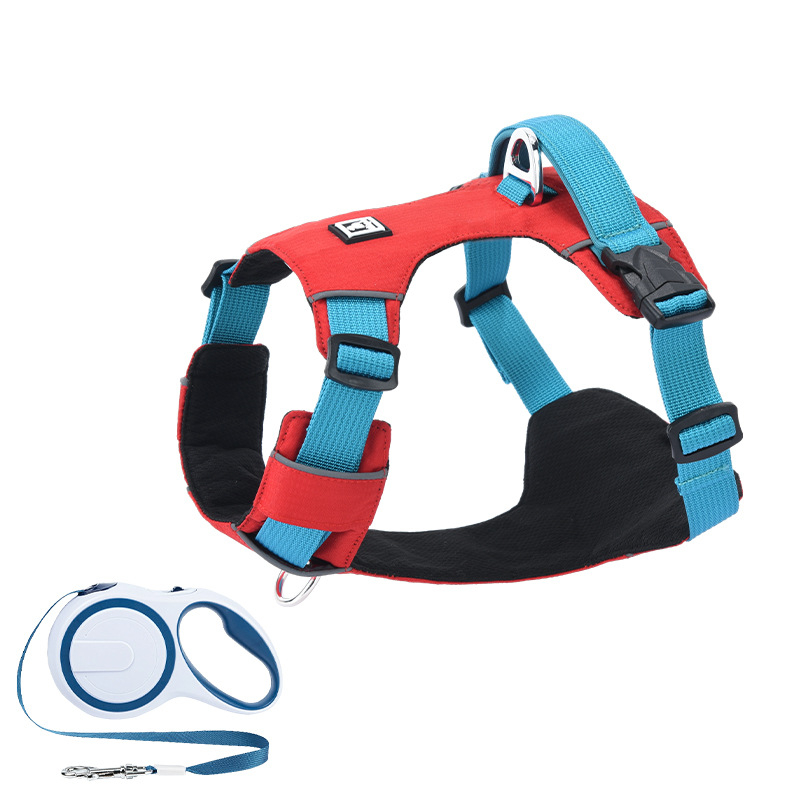 Σετ λουριού και θώρακα για σκύλους - ελαφρύ, διαπνέον, μη ελκτικό - κατάλληλο για μικρά σκυλιά, εξωτερικές βόλτες