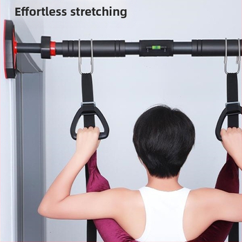 Ζώνη τραύσης οσφυϊκής μοίρας με ιμάντα για τον λαιμό για οικιακή διάταση της σπονδυλικής στήλης – μονή ράβδος, υποστήριξη δίσκου