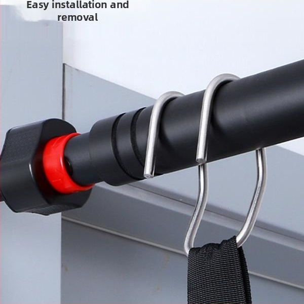 Лумбален тракционен колан с шийна лента за домашно разтягане на гръбнака – единичен прът, изпъкнал диск