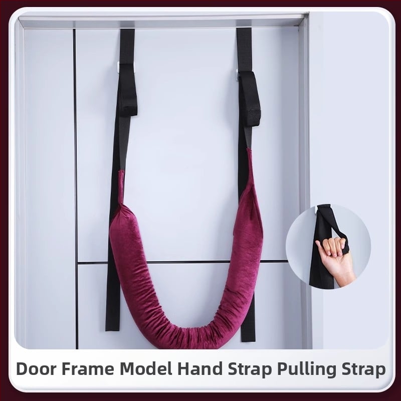 Ζώνη τραύσης οσφυϊκής μοίρας με ιμάντα για τον λαιμό για οικιακή διάταση της σπονδυλικής στήλης – μονή ράβδος, υποστήριξη δίσκου